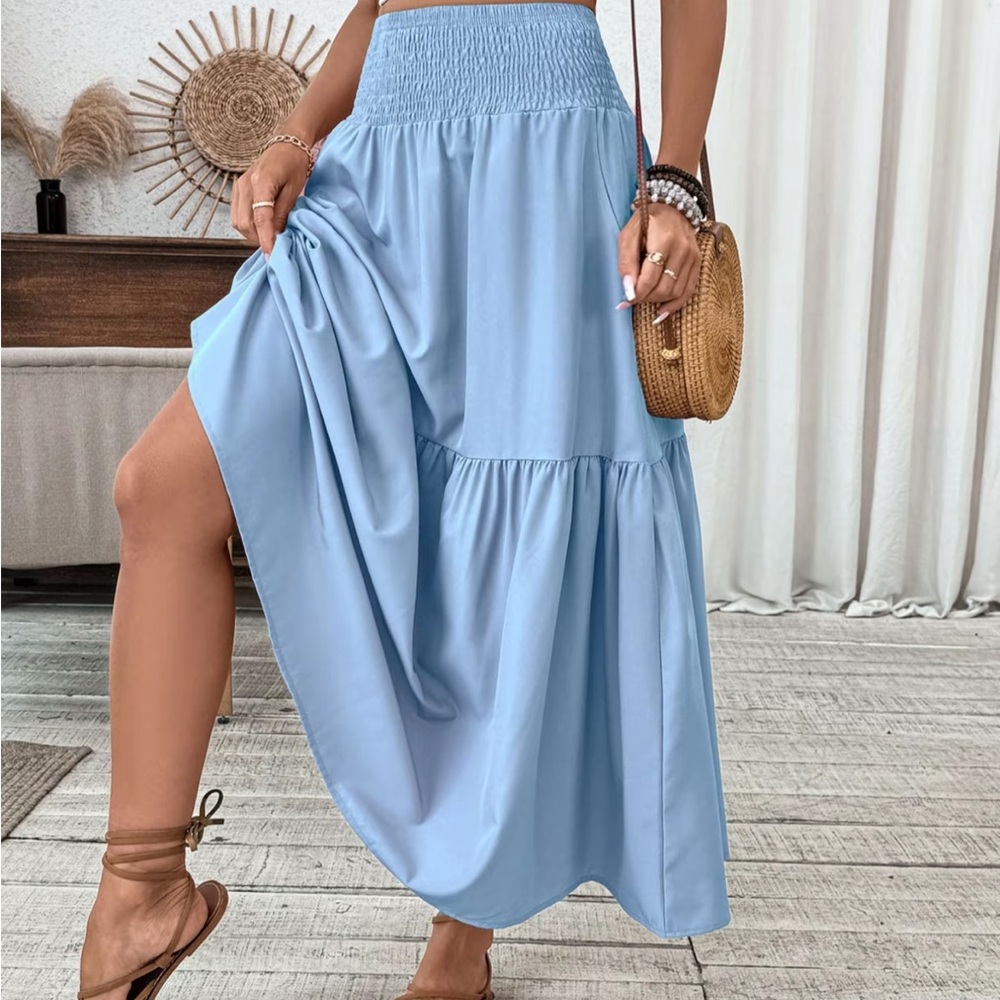 Elegant Blue Women's Skirt